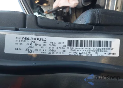 2012 Jeep Grand Cherokee Overland from USA, damaged, VIN 1C4RJFCT6CC251153